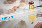 Festo tubing and fittings for the food and beverage industry