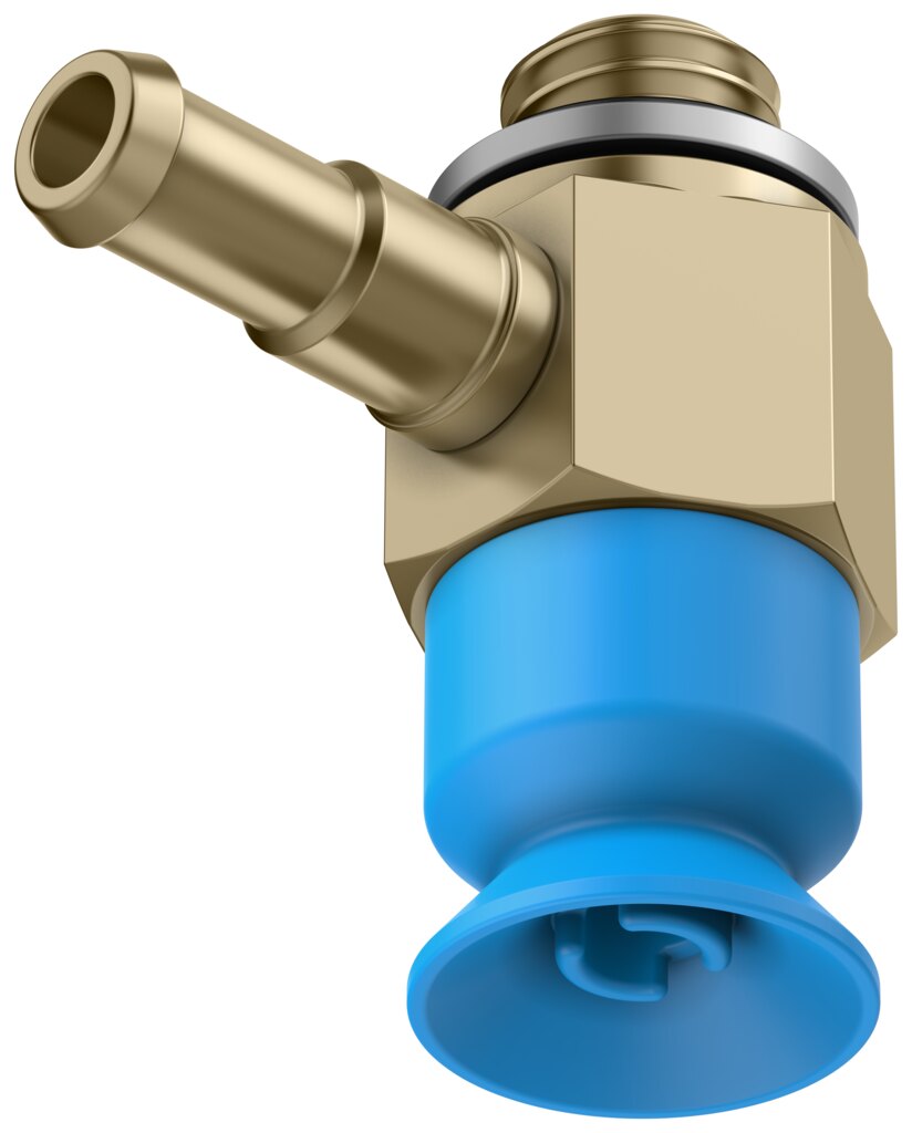 Suction cup with connection