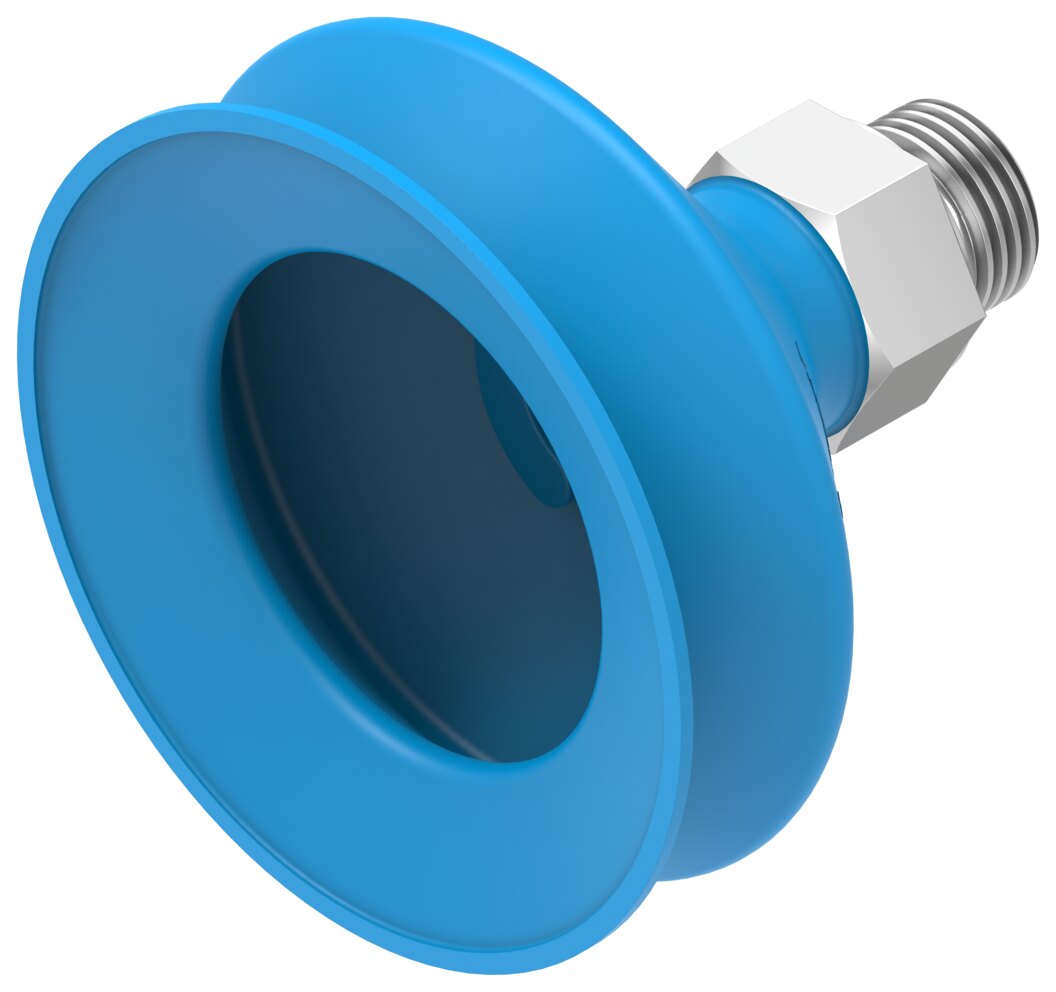 Suction cup with connection
