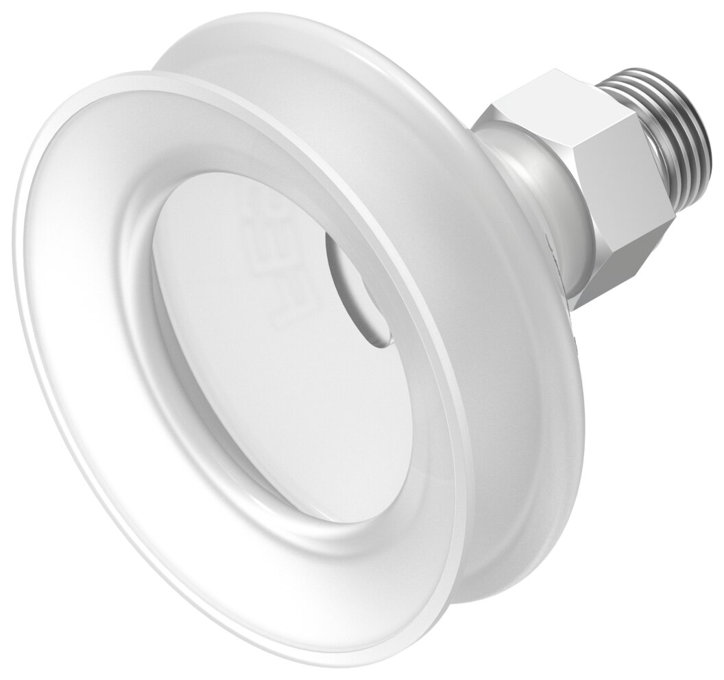 Suction cup with connection