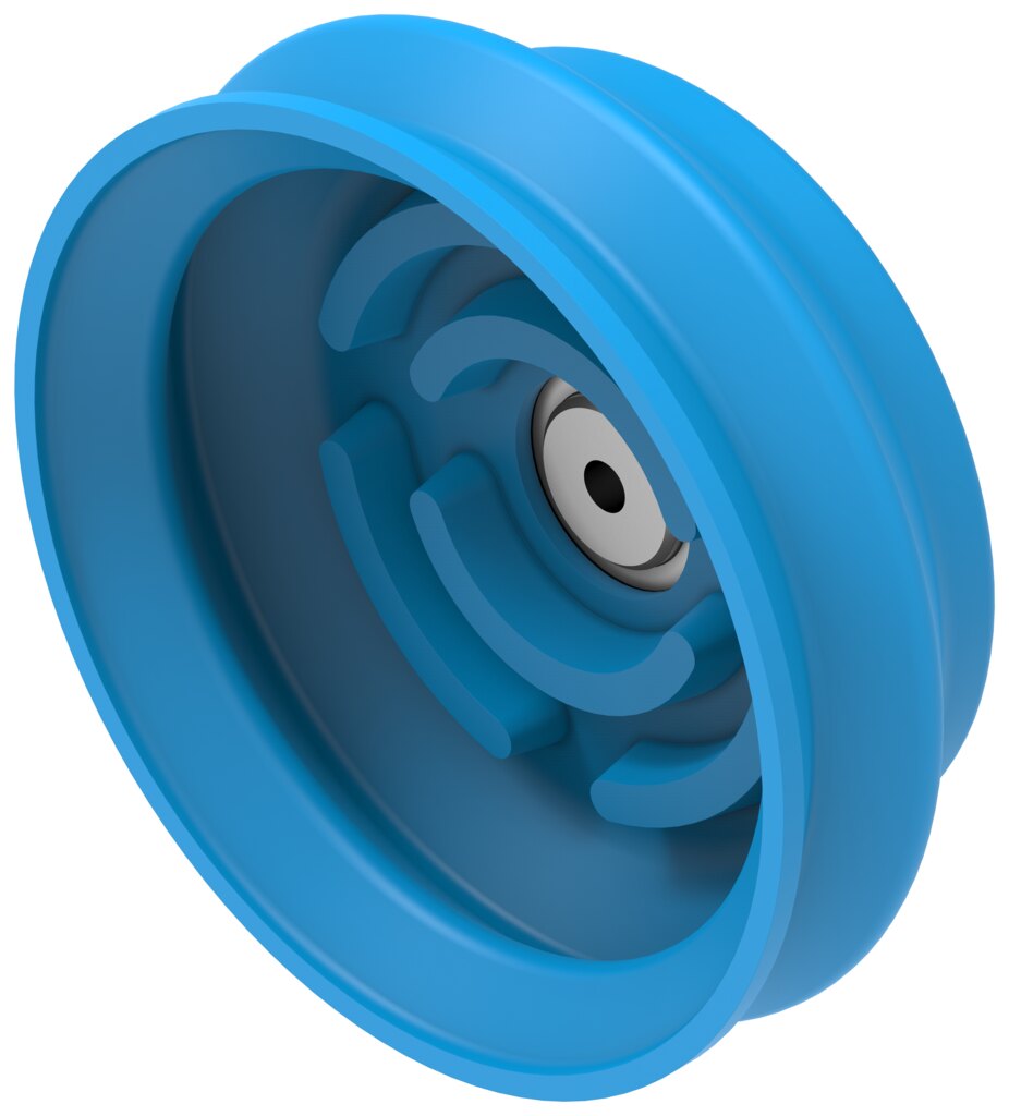 Suction cup with connection