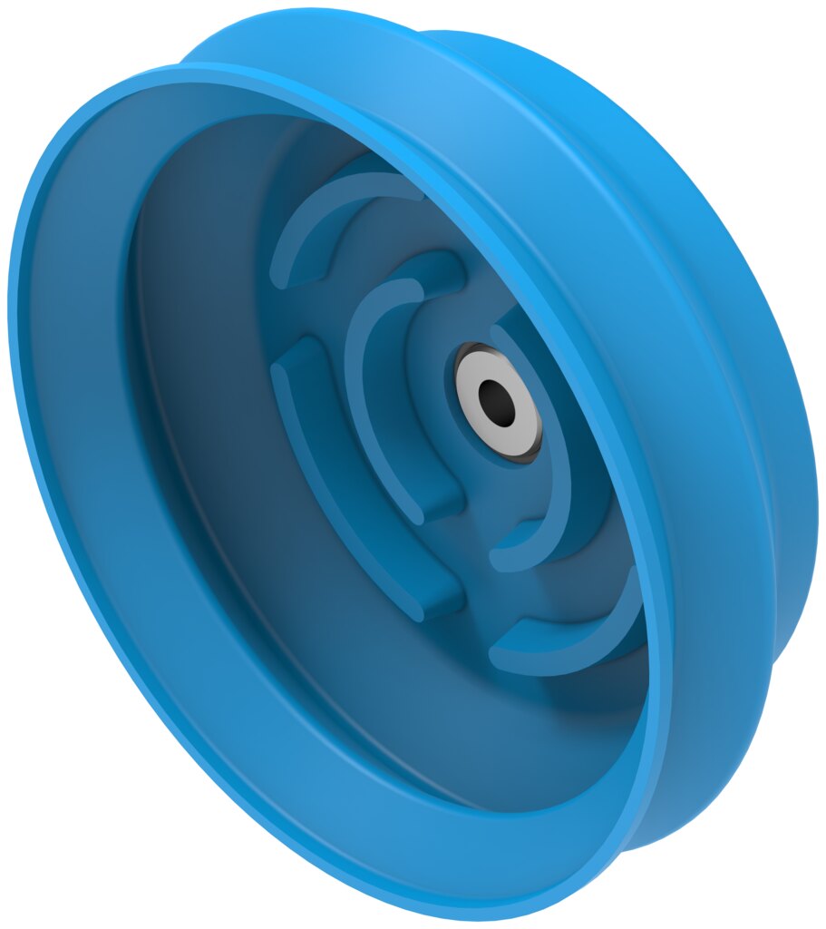 Suction cup with connection