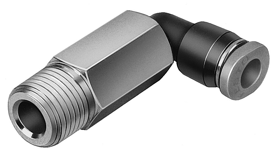 Push-in L-fitting, long