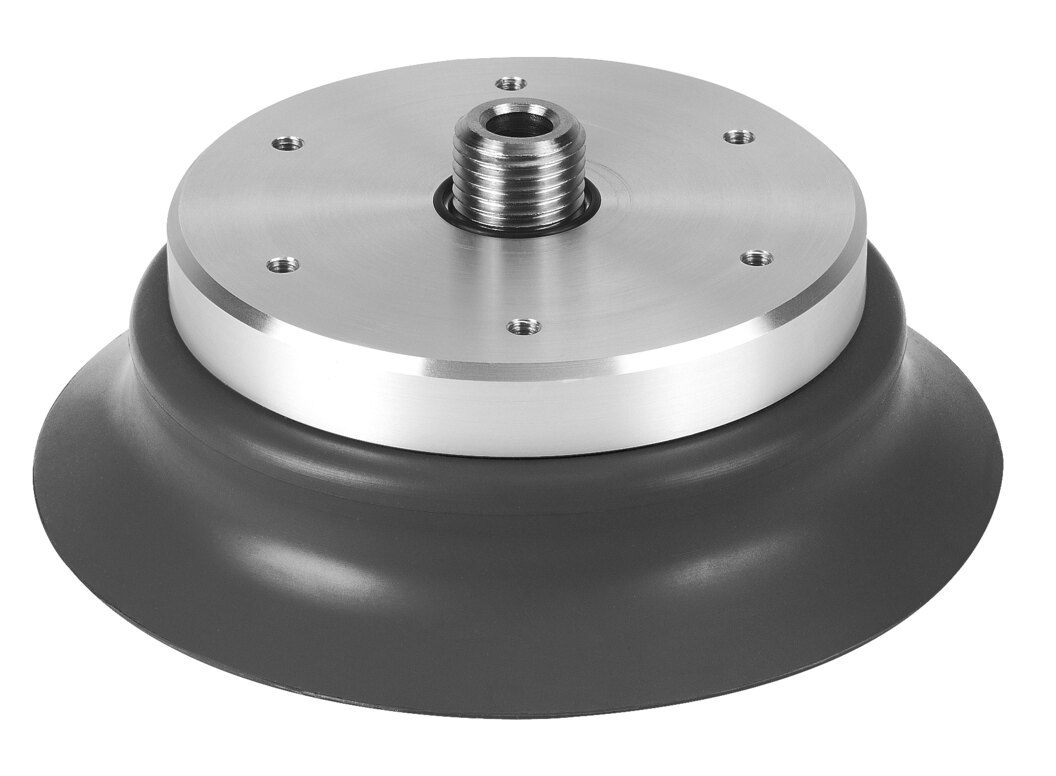 Suction cup with connection