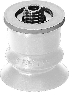 Suction cup with connection