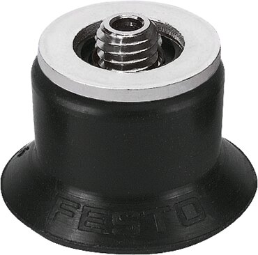 Suction cup with connection