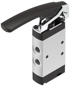 Finger lever valve