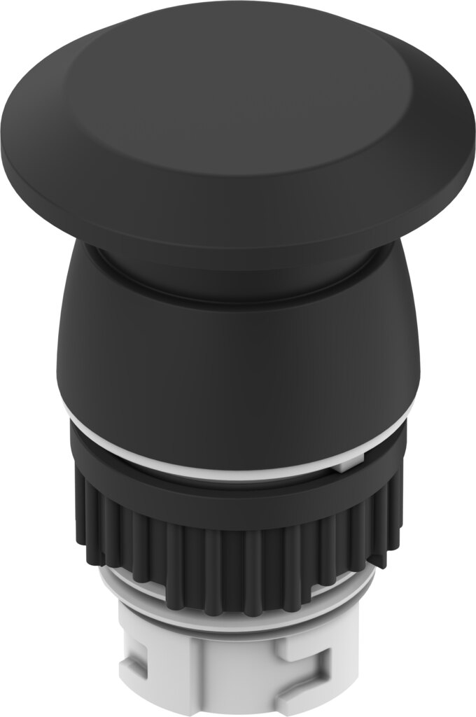 Mushroom pushbutton