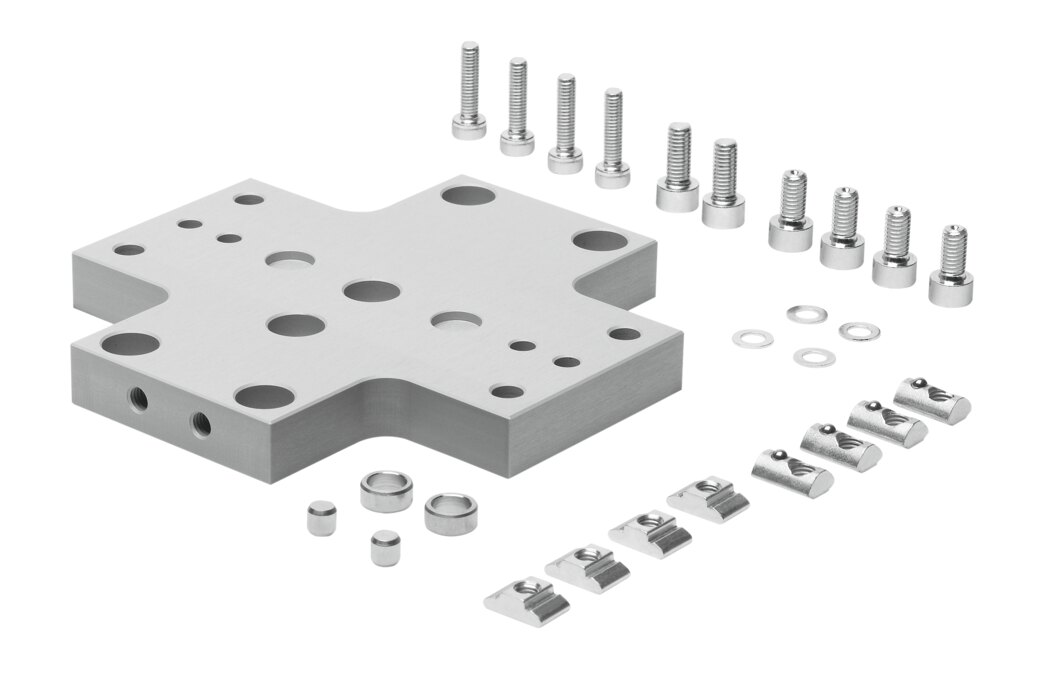 Multi-axis component for handling unit
