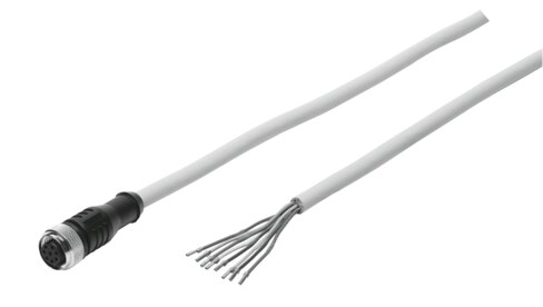 Plug socket with cable