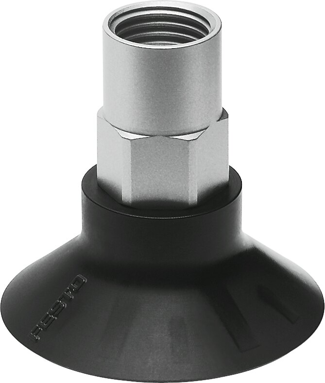 Suction cup with connection