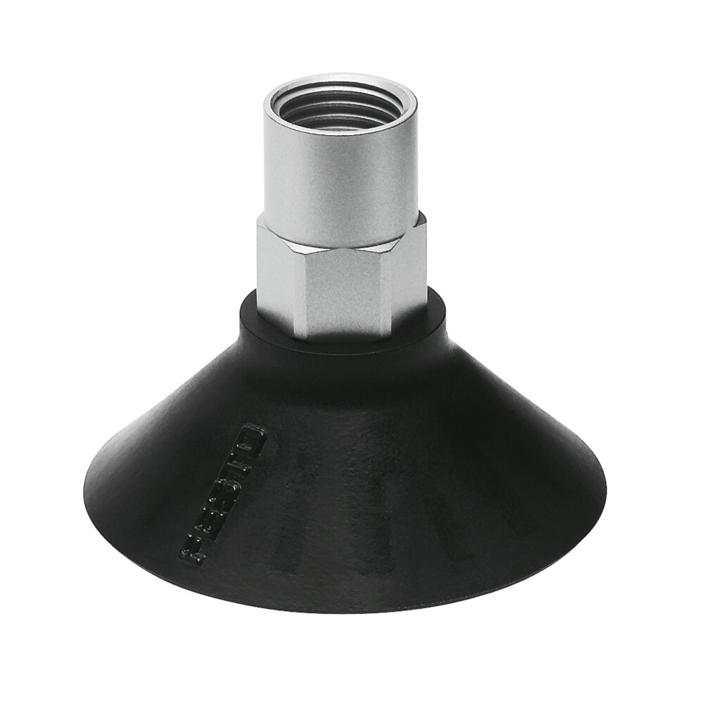 Suction cup with connection