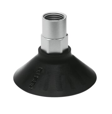 Suction cup with connection