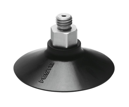 Suction cup with connection