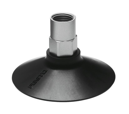 Suction cup with connection