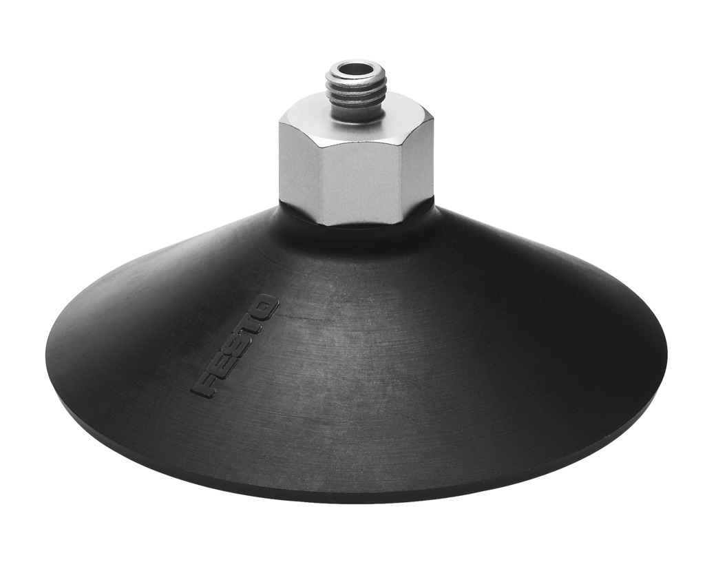 Suction cup with connection