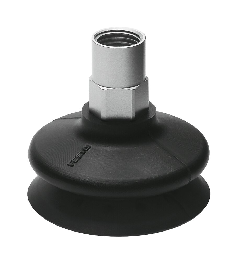 Suction cup with connection