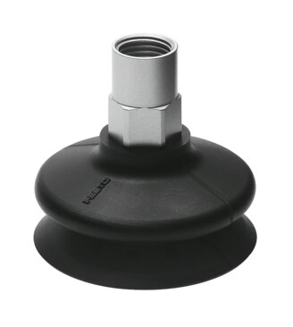 Suction cup with connection