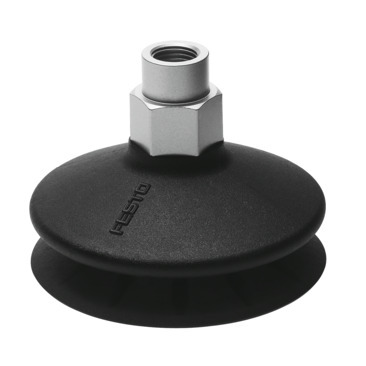 Suction cup with connection