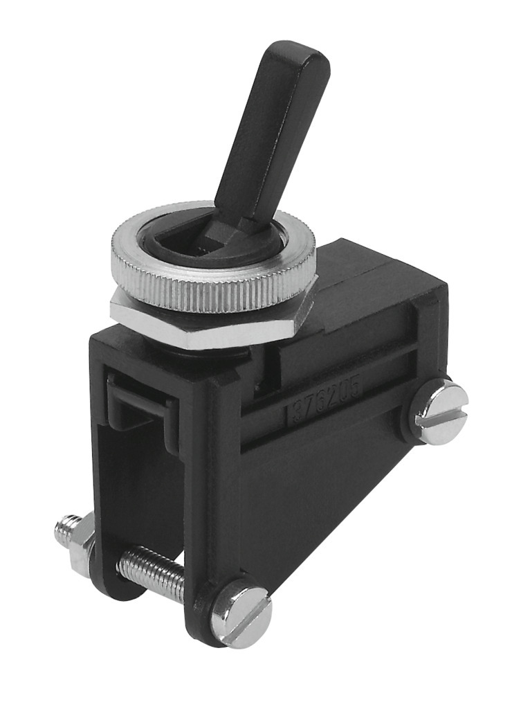 Manual actuating component