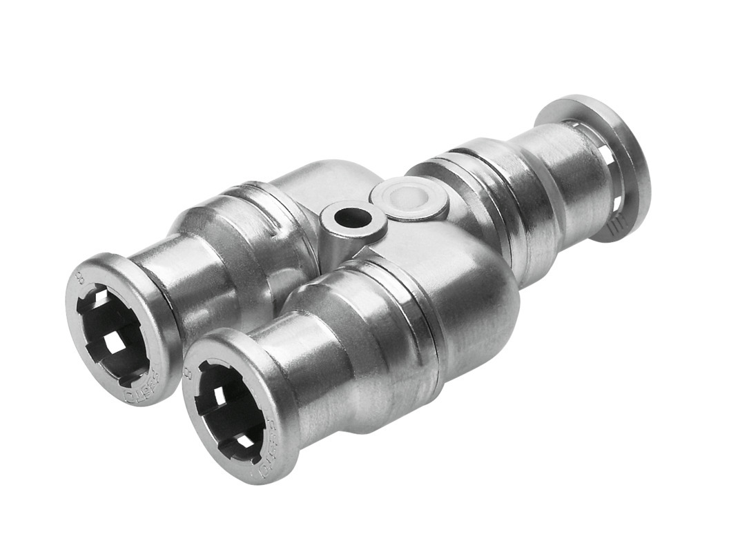 Push-in Y-connector