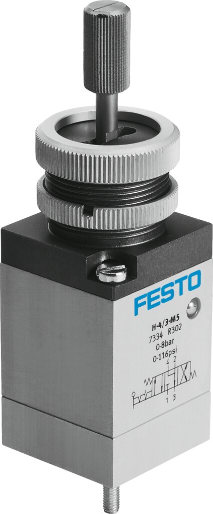 Finger lever valve
