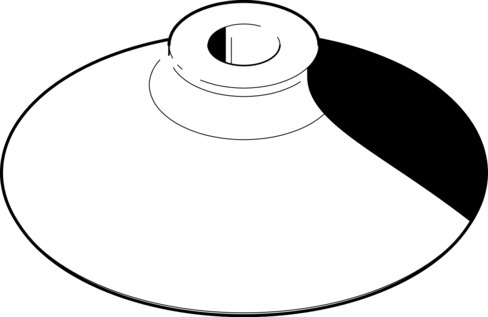Suction cup without connector