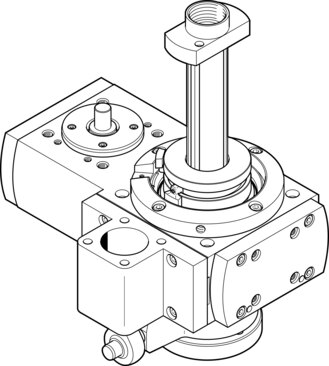 Rotary lifting module