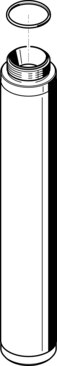 Fine-filter cartridge