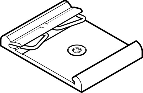 DIN rail attachment