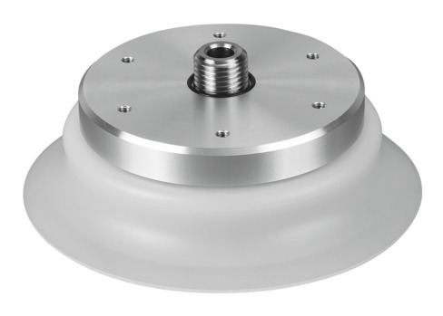Suction cup with connection
