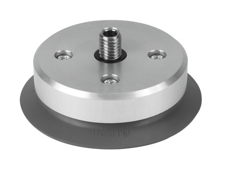 Suction cup with connection