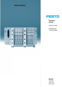 Description of valve terminal