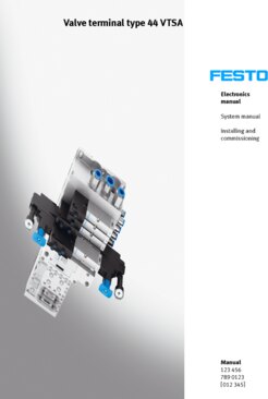 Description of valve terminal