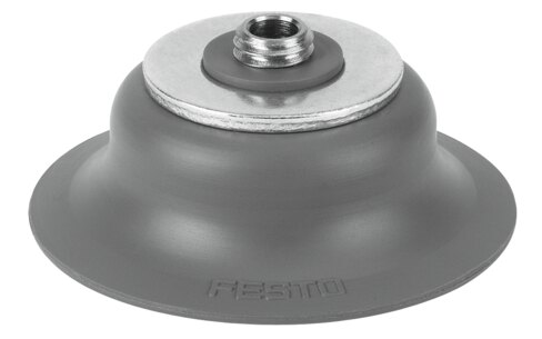 Suction cup with connection