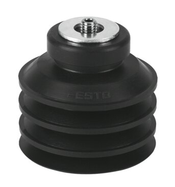 Suction cup with connection