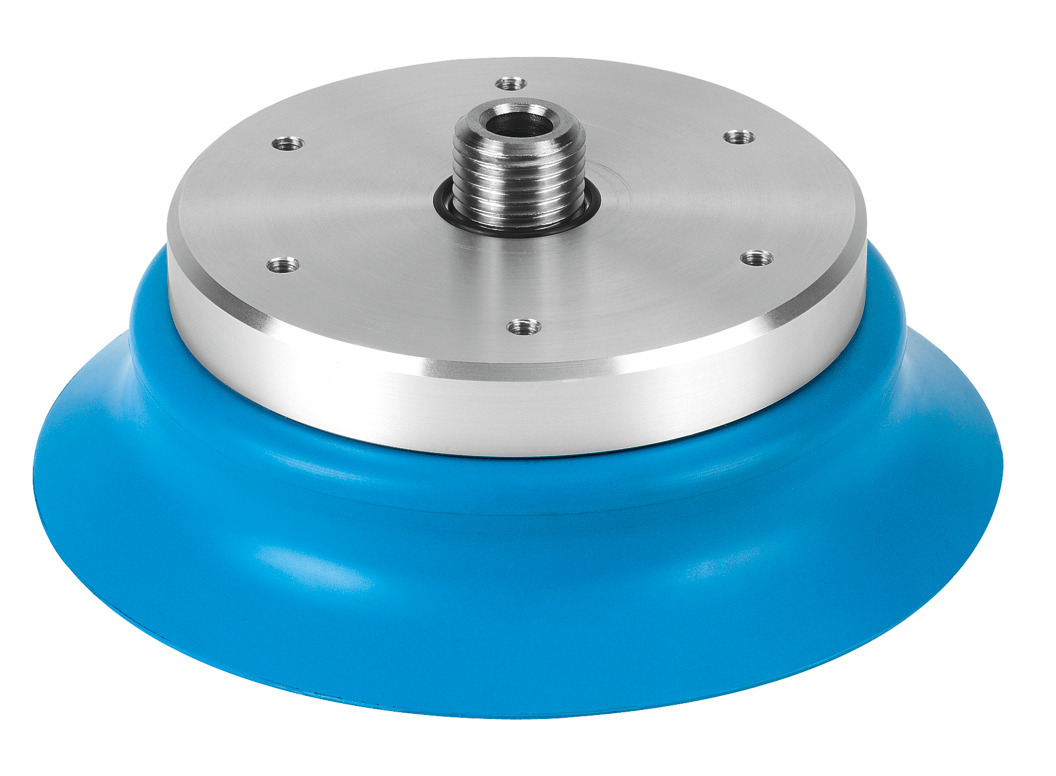 Suction cup with connection