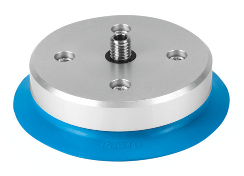 Suction cup with connection