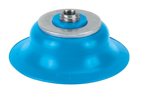 Suction cup with connection