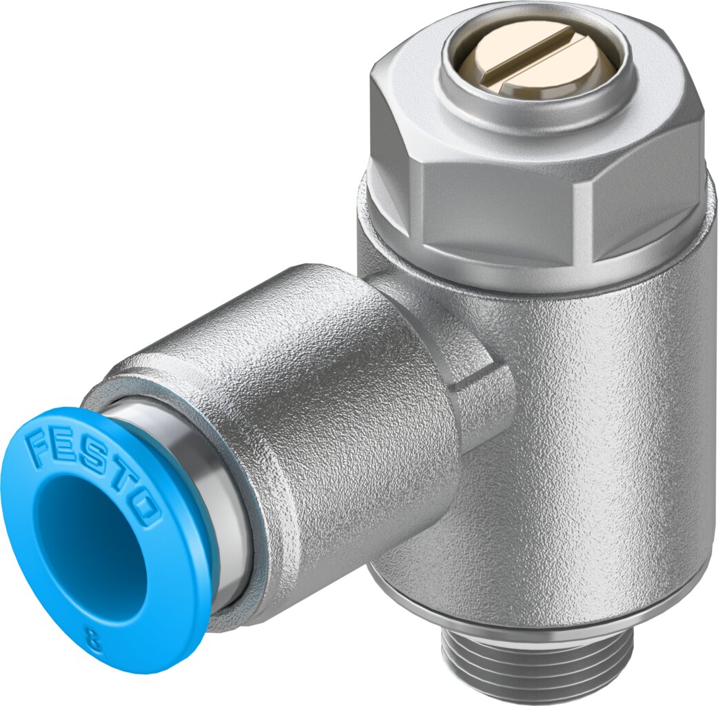 One-way flow control valve
