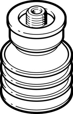 Suction cup with connection