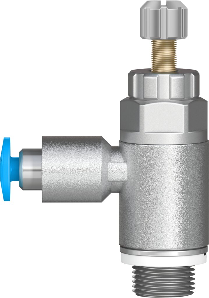 One-way flow control valve