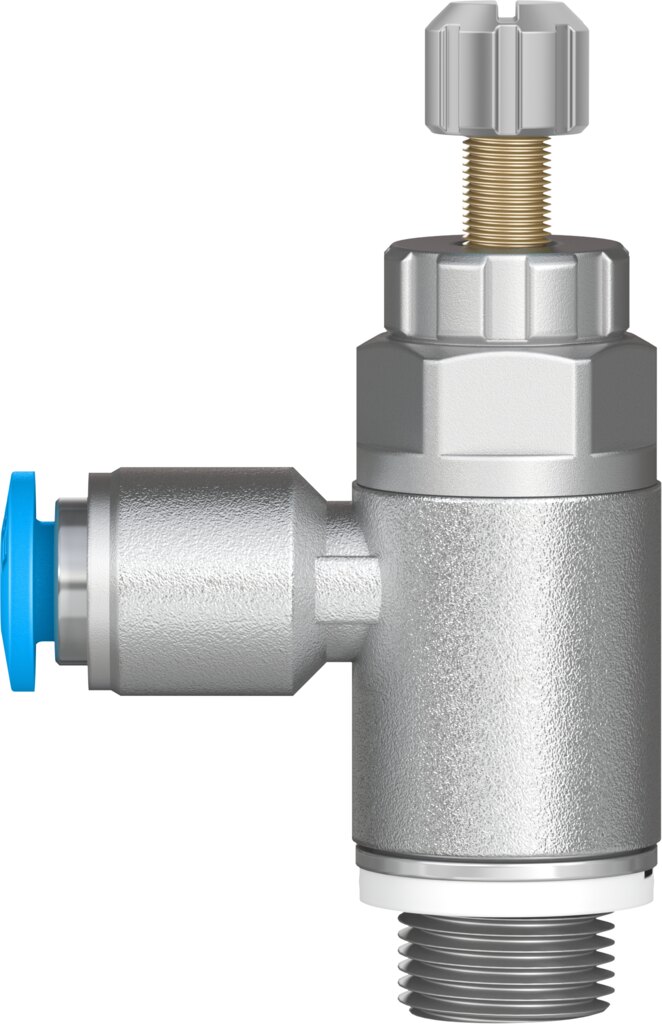 One-way flow control valve