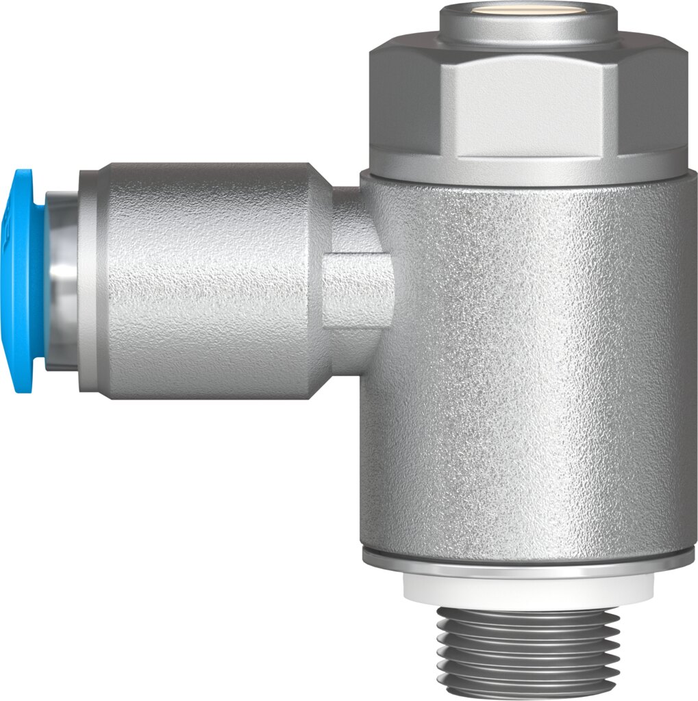 One-way flow control valve
