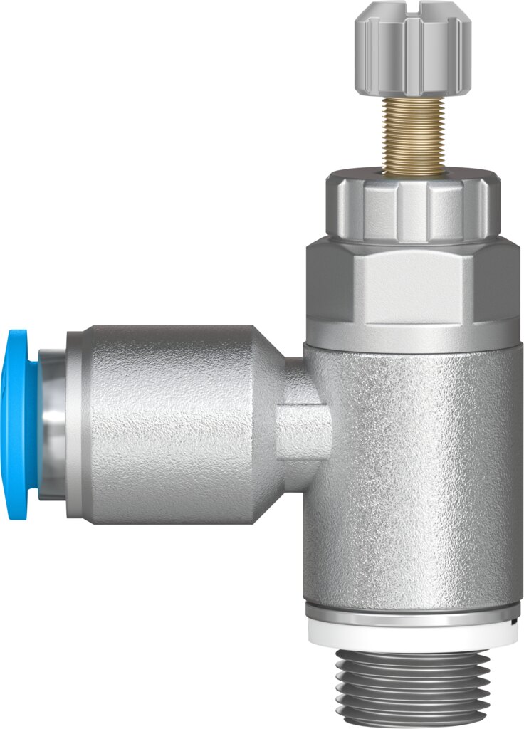 One-way flow control valve