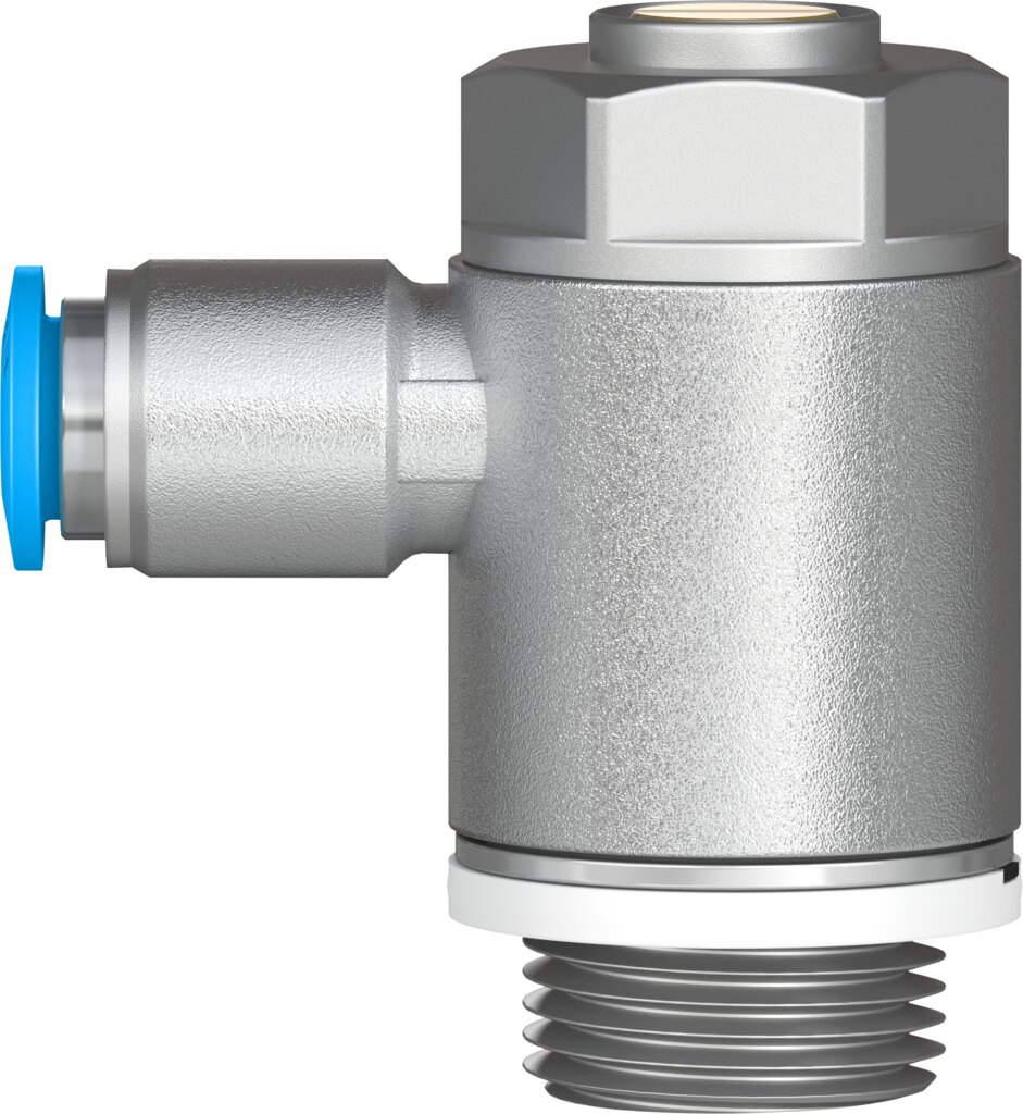 One-way flow control valve
