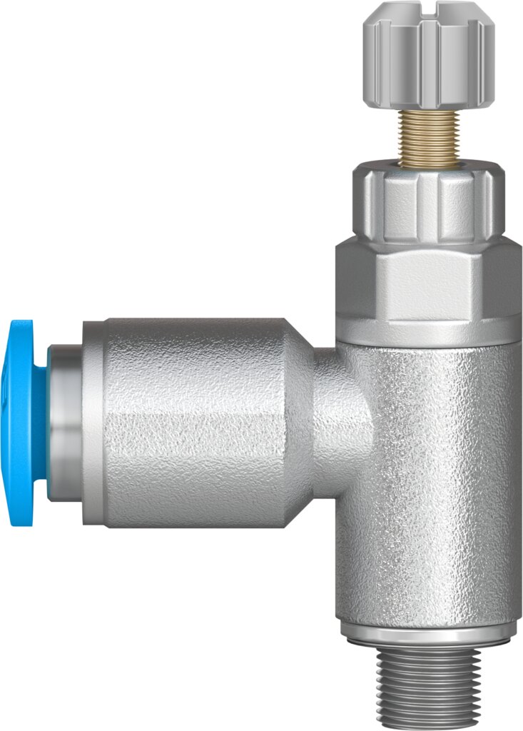 One-way flow control valve
