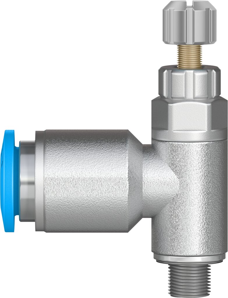 One-way flow control valve