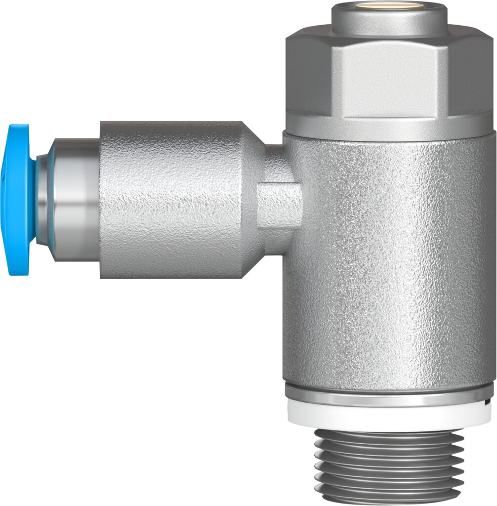 One-way flow control valve
