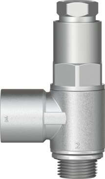 Piloted check valve